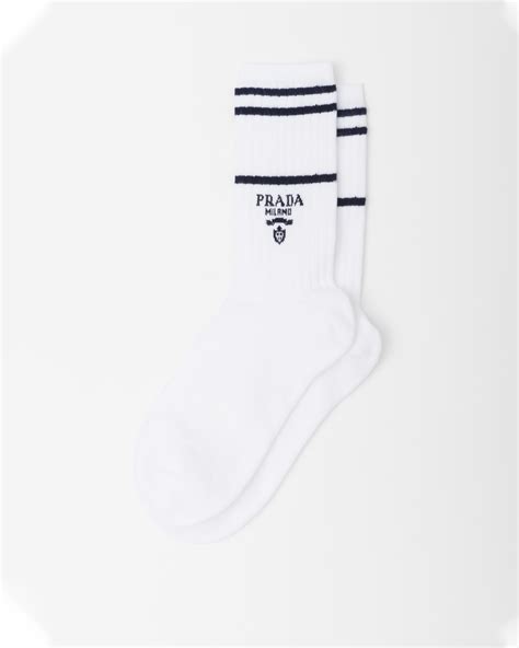 prada sokken|prada white socks.